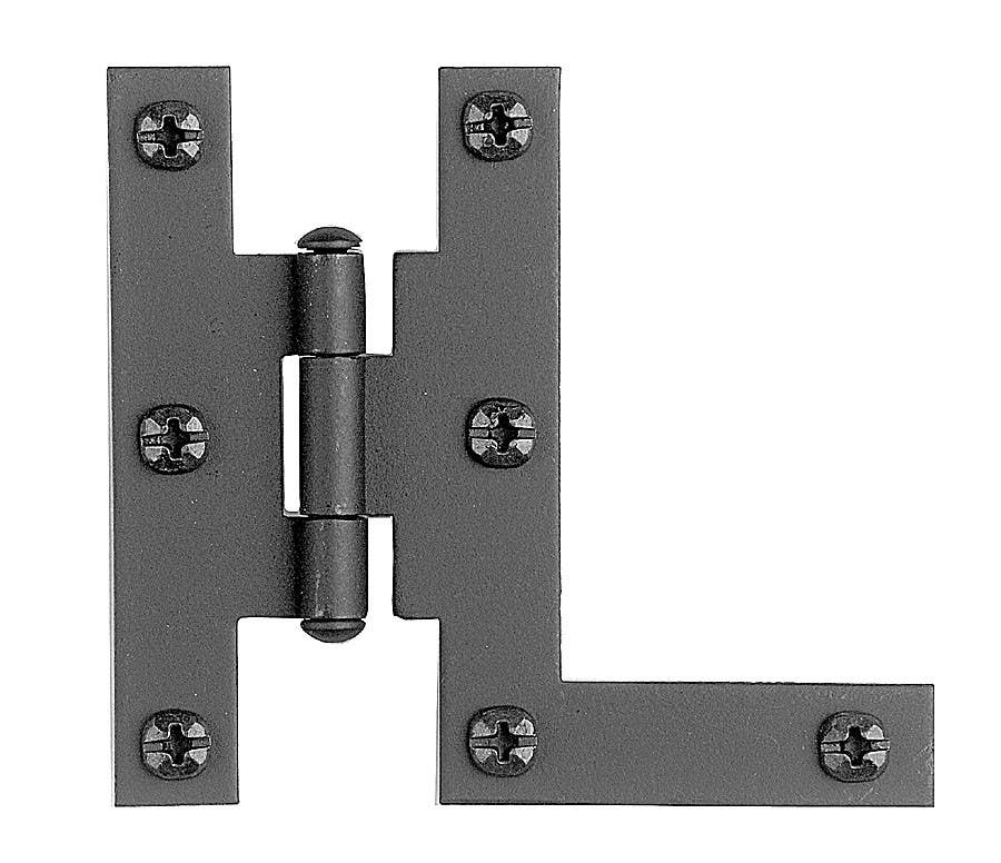 Acorn AH3BQ 3"HL Smooth Iron Flush Cabinet Hinge (Pair)