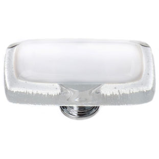 Sietto LK-7 Reflective Long Glass Knob