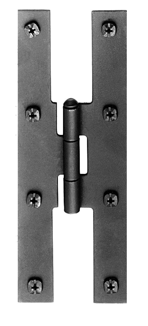 Acorn AH7BQ 7"H Smooth Iron Flush Door Hinge (Pair)