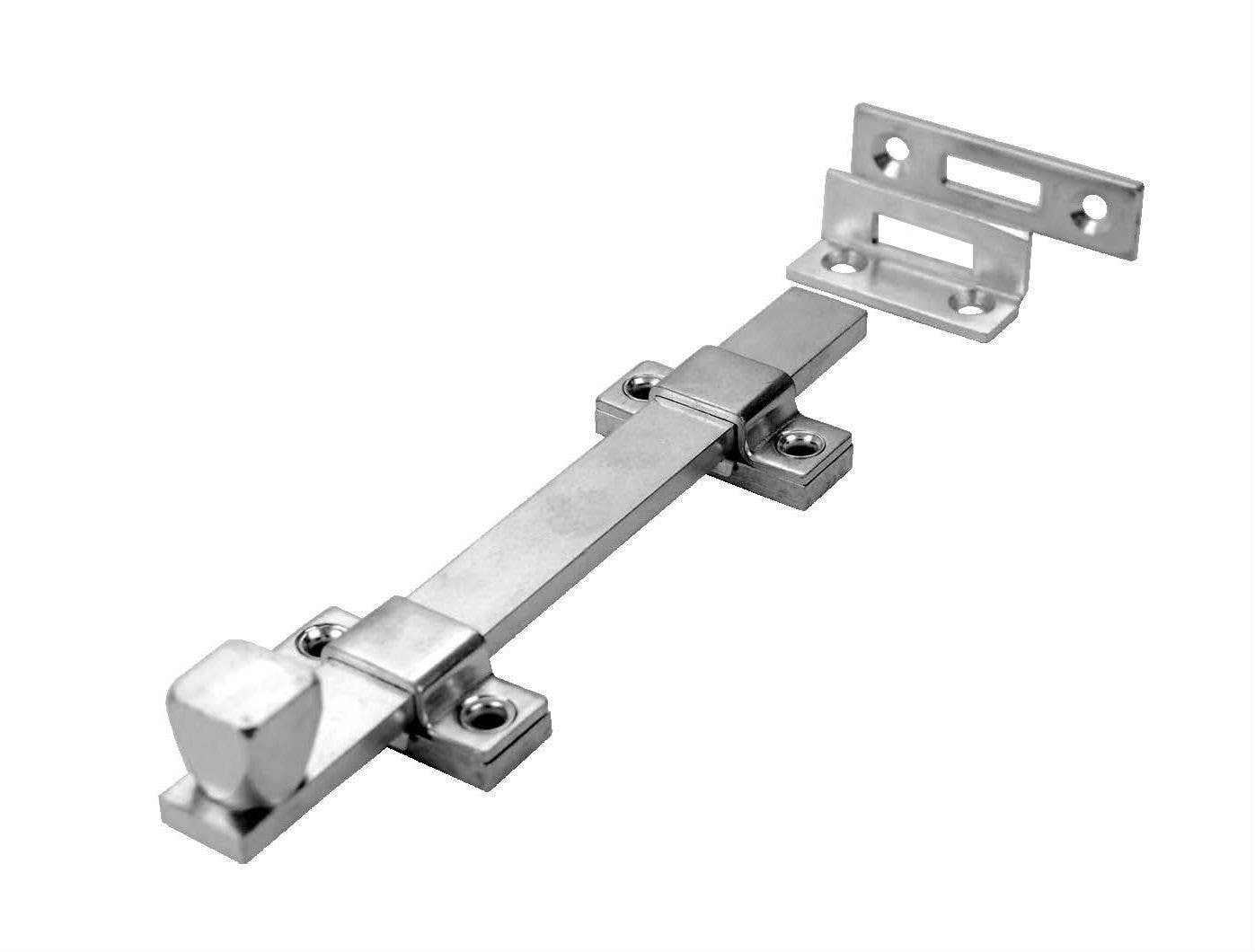 FHI DJ-158 UL Surface Bolt, Finish-Satin Chrome