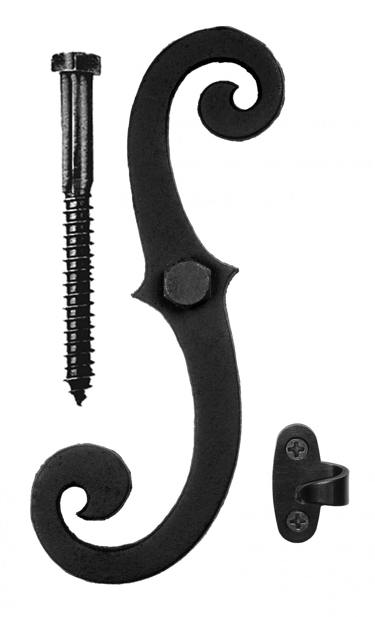 Acorn AK4BQ 6-3/4" Smooth 'S' Shutter Dog Holdback (Pair)