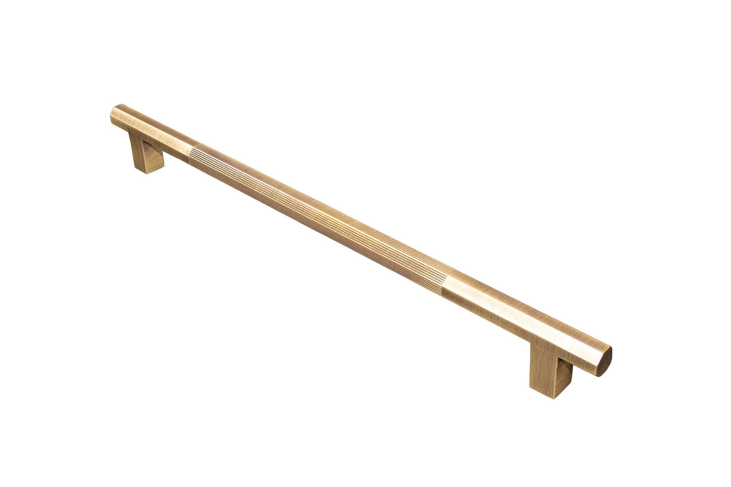 Salo Art Design LON Firenza Brass London Pull, Finish - Brushed Antique Brass