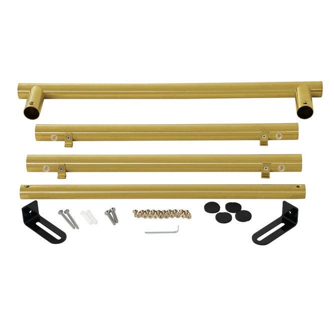 Kingston Brass VPB221630 Console Sink leg front and wall support