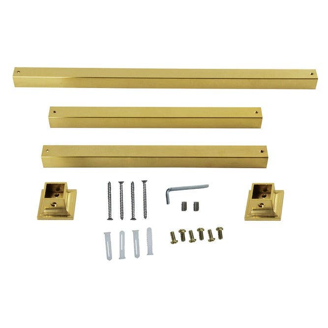 Kingston Brass VPB3328SQ Console Sink Legs Wall Support