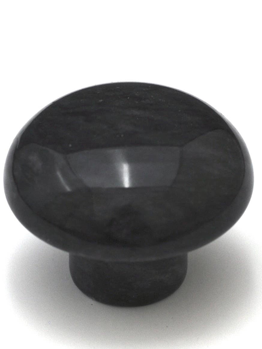 Cal Crystal M-1 Marble Cabinet Knob, Dia.-1-5/8", Height-1-1/4"