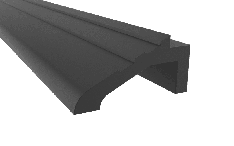 Pemko 283 Elevator Threshold, 1-1/4" W x 1/2" H