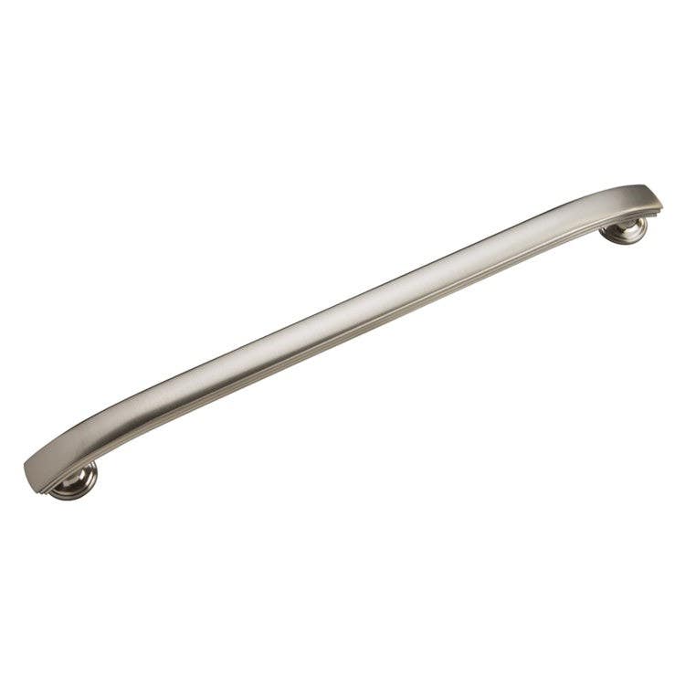 Hickory Hardware P2148-SN American Diner Appliance Cabinet Pull, Center to Center Length 18", Finish-Satin Nickel
