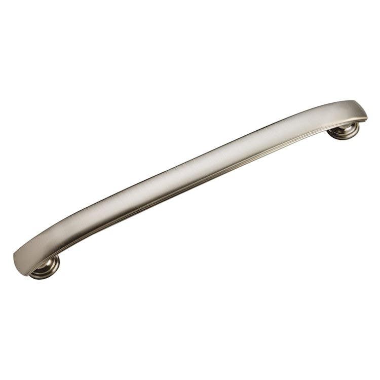 Hickory Hardware P2147-SN American Diner Appliance Cabinet Pull, Center to Center Length 12", Finish-Satin Nickel
