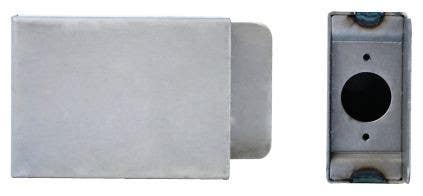 Keedex K-BXSGL234-NH Lock Box Single, No Holes, Latch Hole Only