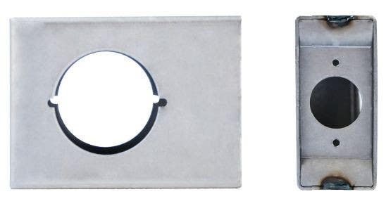 Keedex K-BXSGL234-NS Single, 2 3/4" Backset 2 1/8" Hole - No Stop w/Weep Hole