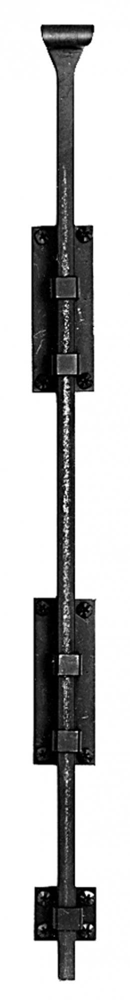 Acorn ALEBP 22-3/4" Black Cane Bolt - Rectangular
