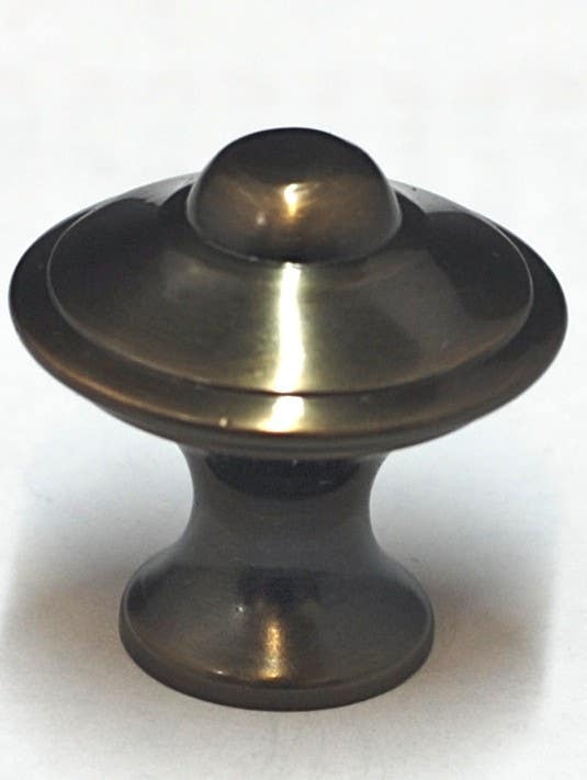 Cal Crystal VB-11 Polished Brass Georgian Cabinet Knob