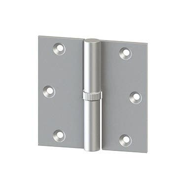 Merit 152K Door Size Round Knuckle Lift Off Hinge w/ Knurled Bushing, Pair