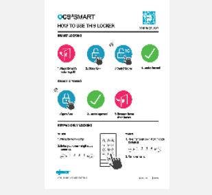 Ojmar 5010.STICKER Instructional Sticker for OCS Smart