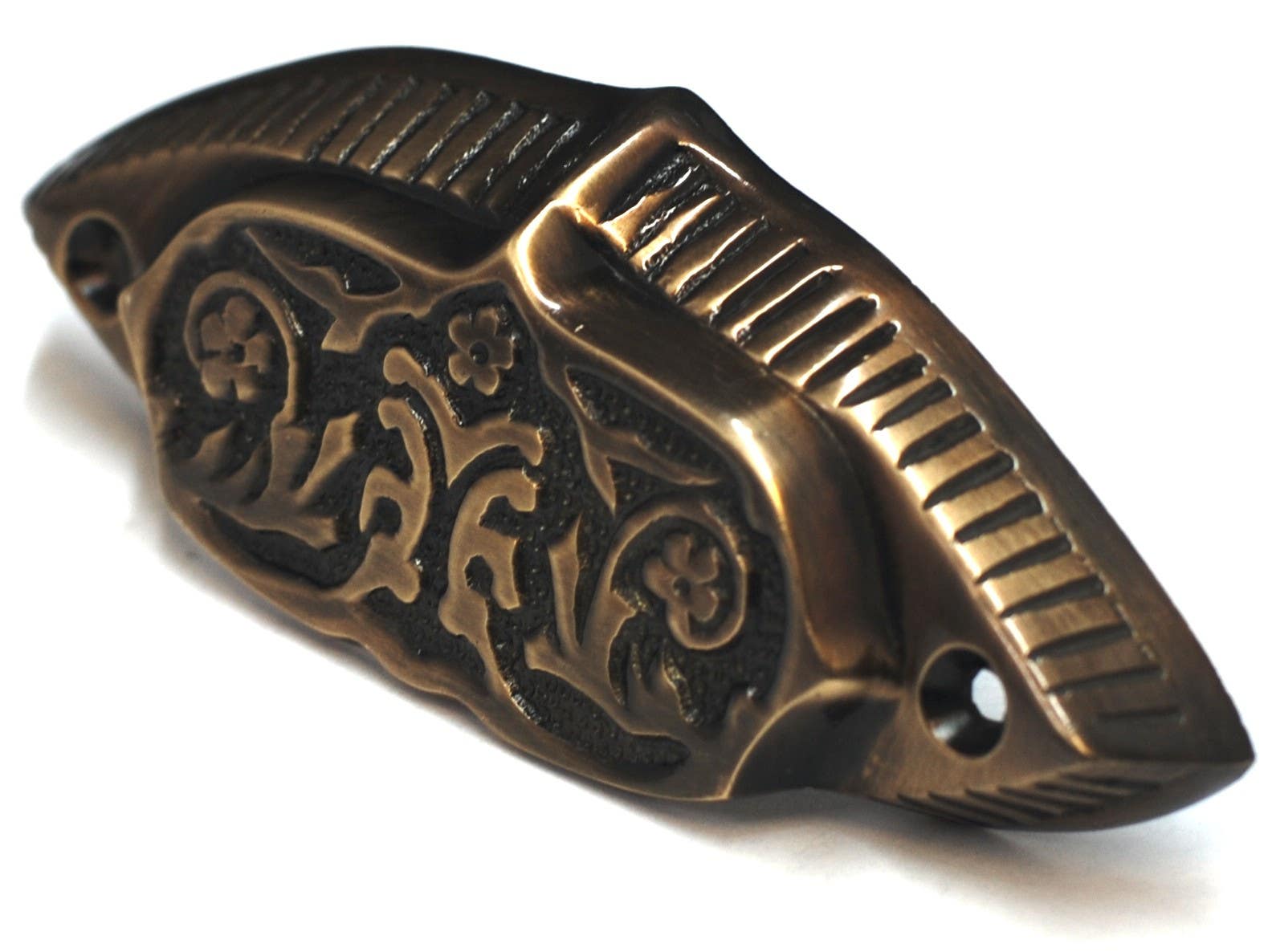 Cal Crystal VB-118 Vintage Brass Collection 3" Jefferson Bin Pull