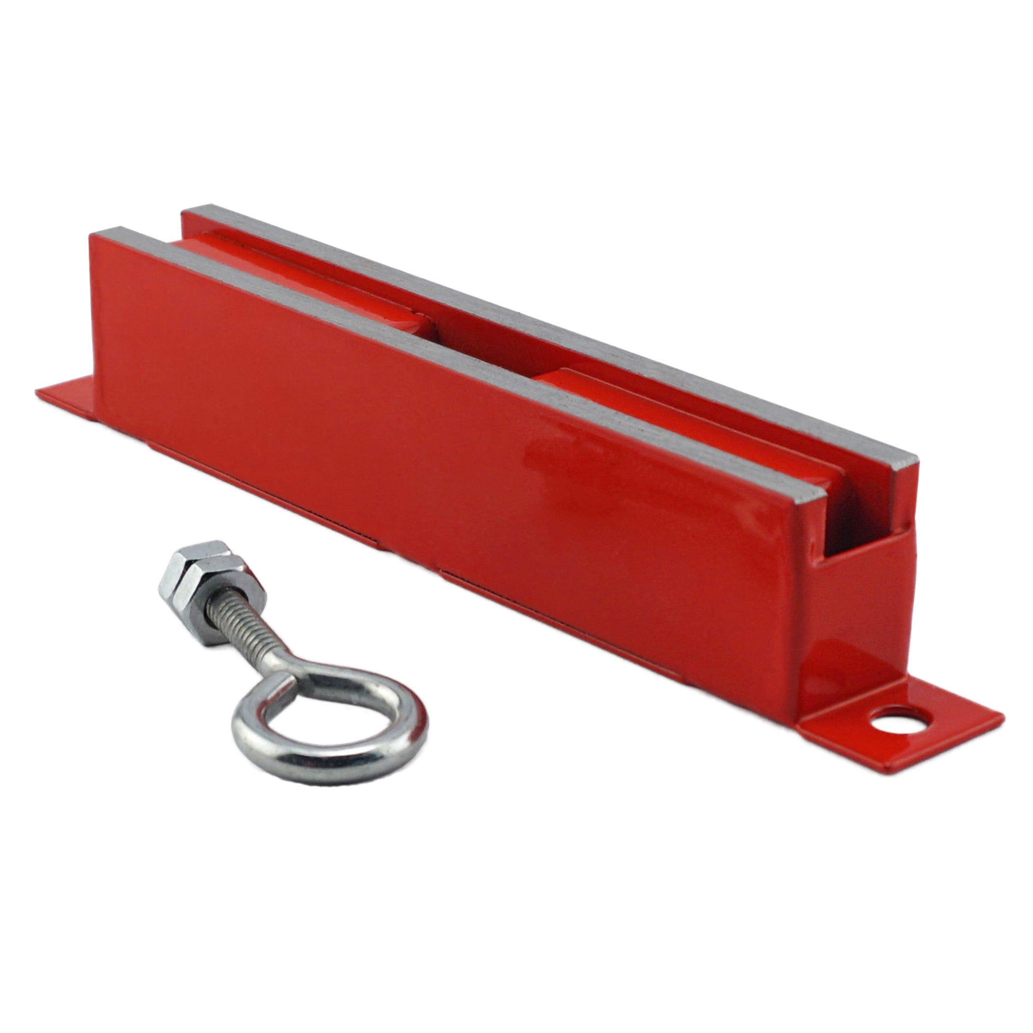 Magnet Source 07202 Ceramic Latch Magnet w/ Eyebolt & Nuts, Pull Rating-100 Lbs.