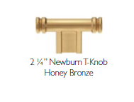 Top Knobs TK3380 Brockwell Collection Newburn T-Knob