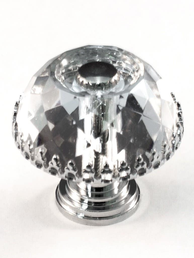 Cal Crystal M30A Decorative Crystal Cabinet Knob