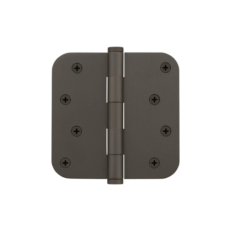 Viaggio VBUTHNG_RD_RES_40 4" Button Tip Residential Hinge with 5/8" Radius Corners
