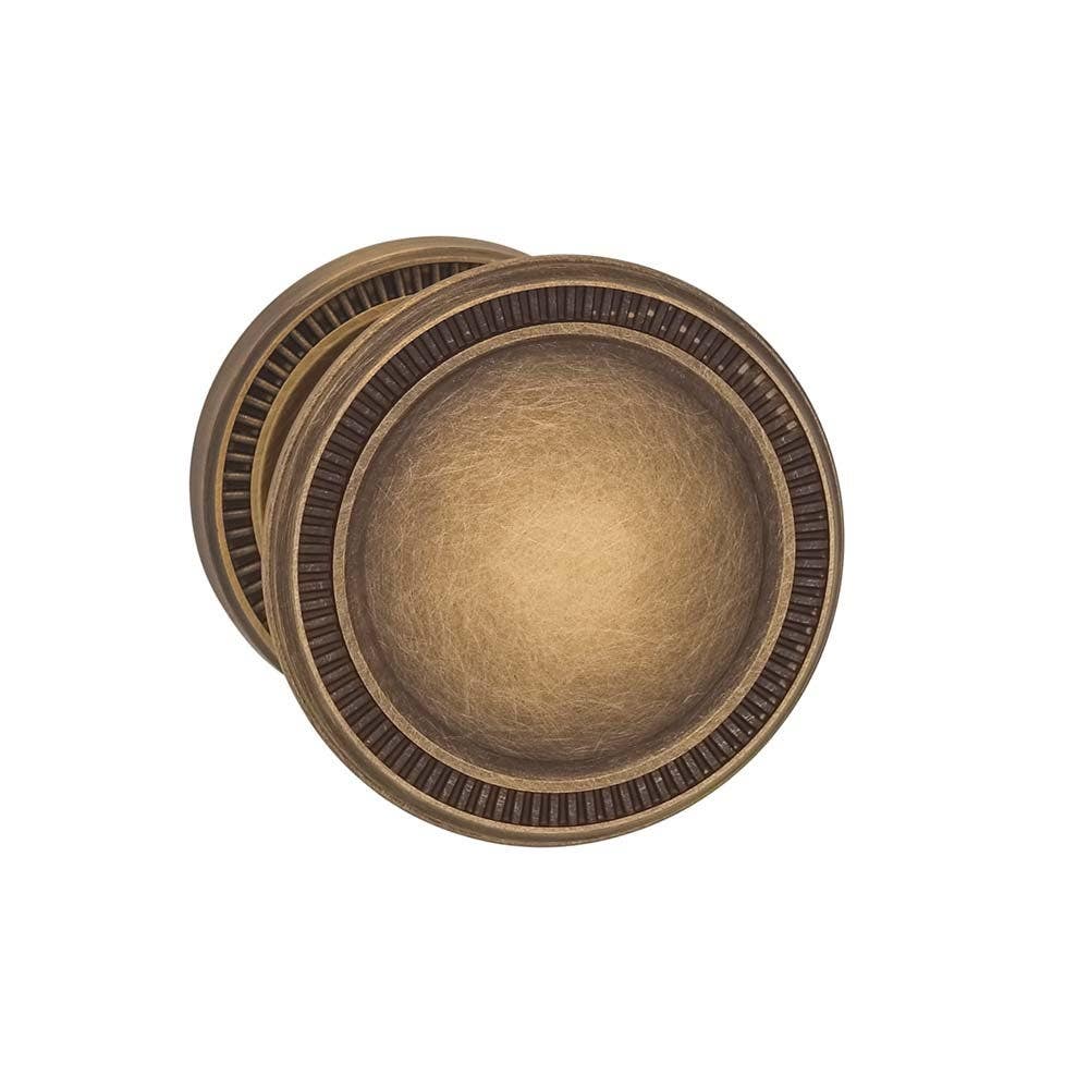 Omnia 511ML Arc Interior Traditional Knob Latchset - Solid Brass