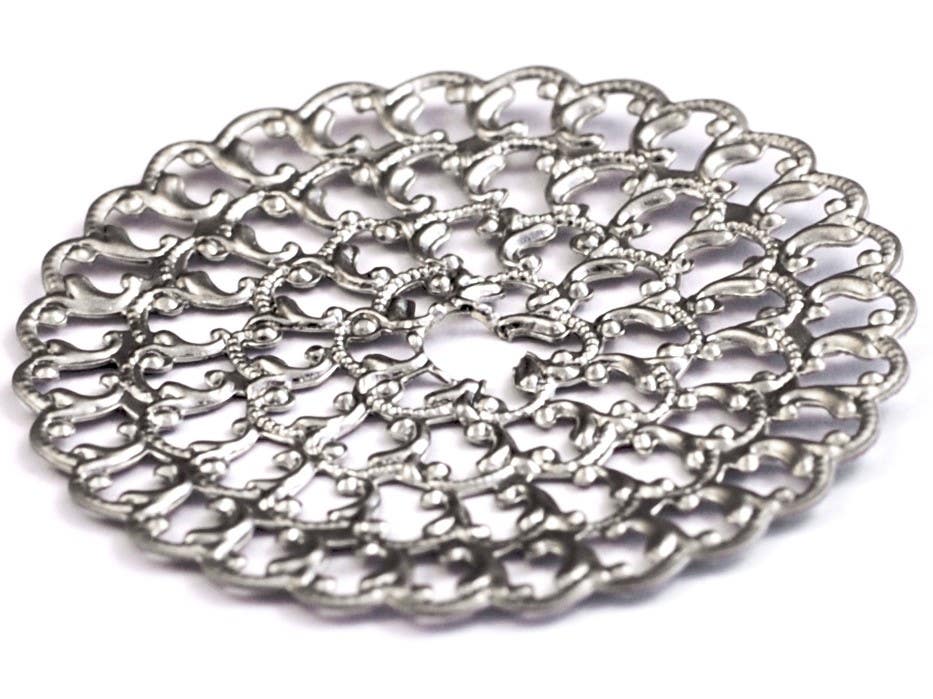 Cal Crystal 760BP BACKPLATE Round Backplate for Crystal Knob, 1-3/4"