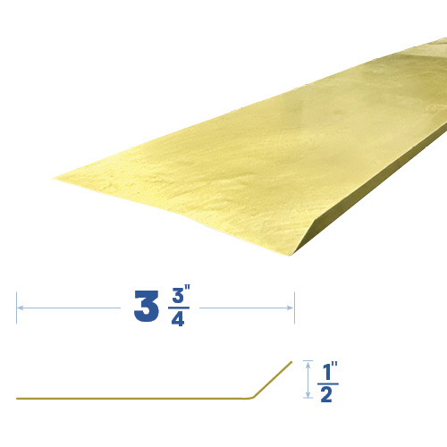 Legacy Manufacturing PAN-BR Drain Pan (3-3/4" by 1/2"), Finish Architectural Bronze