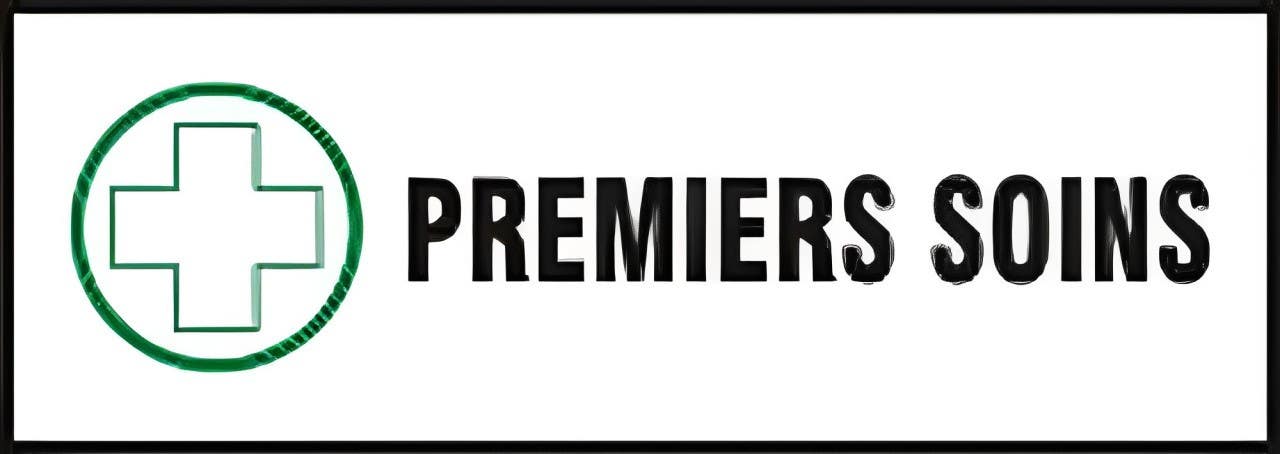 AccuformNMC MCFS549 French First Aid Sign, 3-1/2" H x 10" W