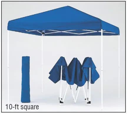 AccuformNMC MDE321 Event Tent, 10-Ft Square