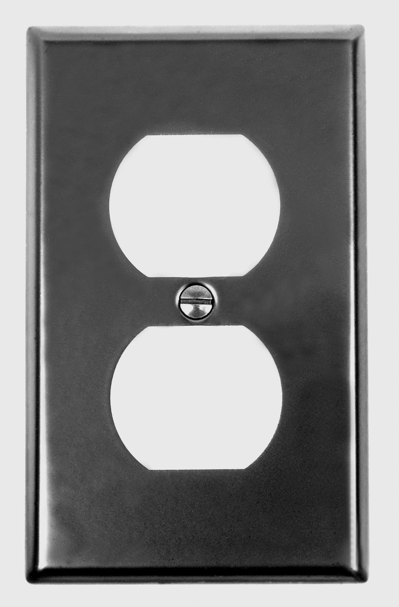 Acorn AW5BP Duplex Smooth Iron-Steel Wall Plate