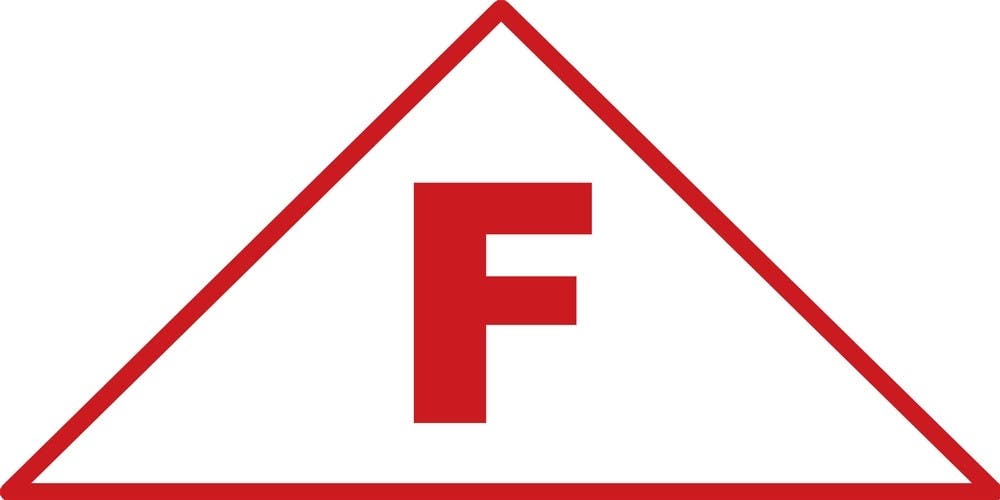 AccuformNMC MFEX59 San Francisco, CA Truss Sign, Reflective Dura-Aluminum, 6" H x 12" W