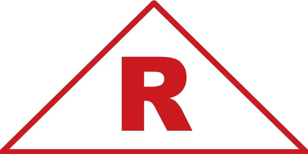 AccuformNMC MFEX59 Mississippi Truss Sign, Reflective Dura-Aluminum, 3" H x 6" W