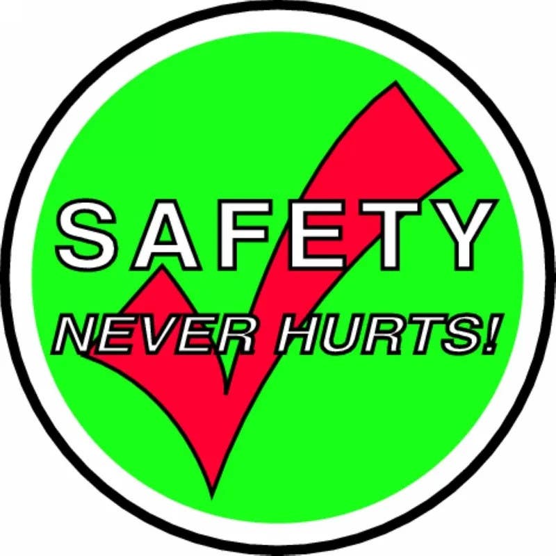 AccuformNMC MFS23 Slip-Gard Floor Sign, Safety Never Hurts