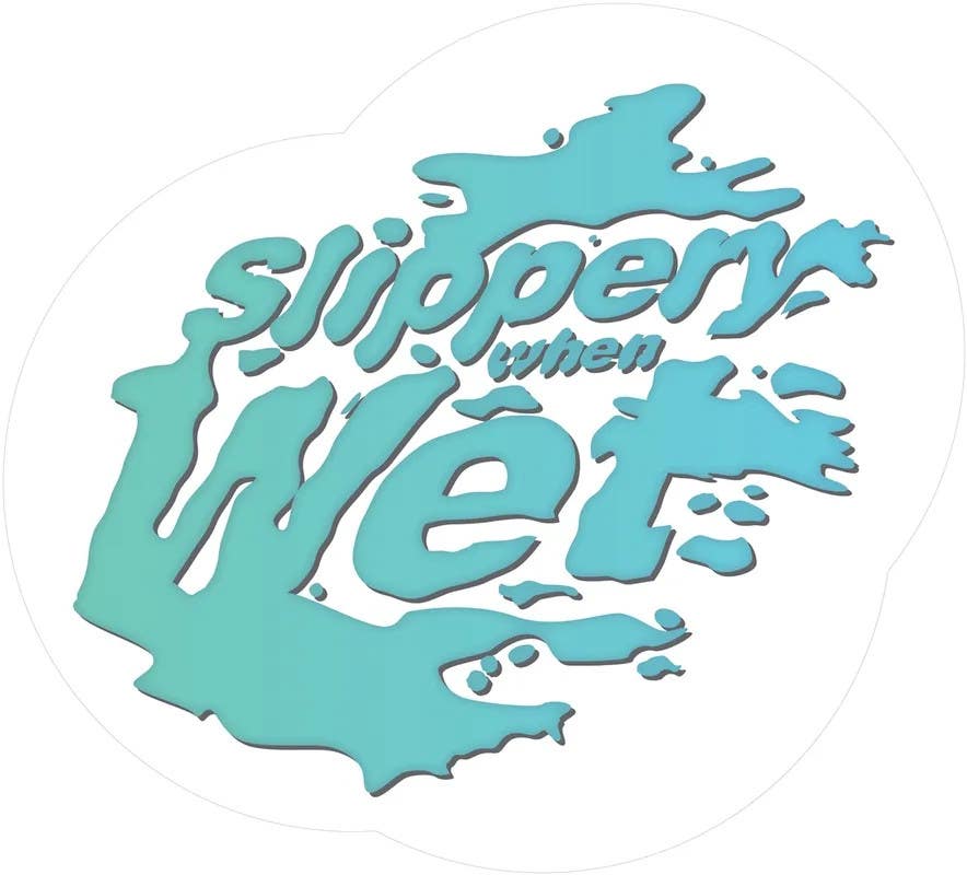 AccuformNMC MFS402 Floor-Grafix, Slippery When Wet, 24"