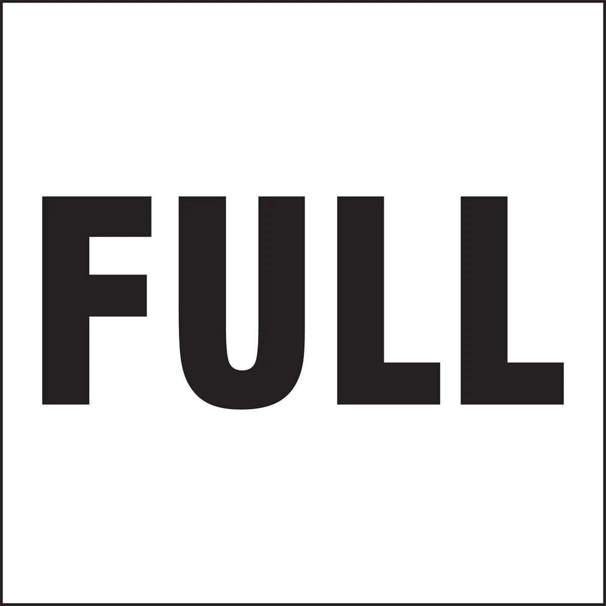 AccuformNMC MHZW520 Drum & Container Label, Full, 6" x 6", 25/Pk