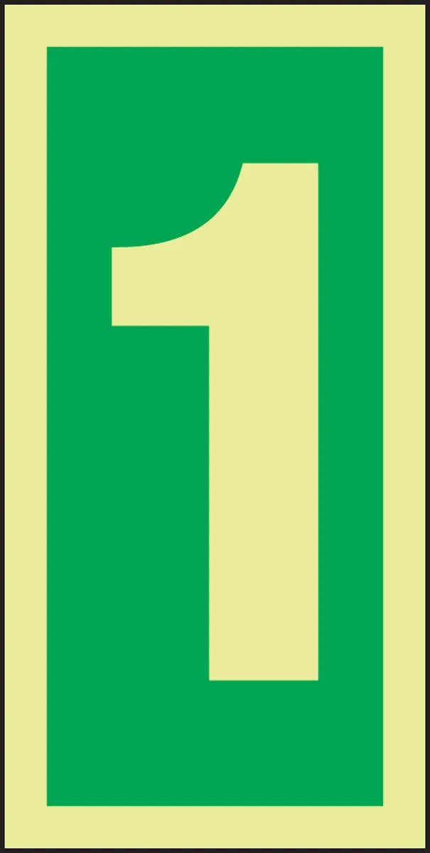 AccuformNMC MLMR30 IMO Characters, 6" H x 3" W