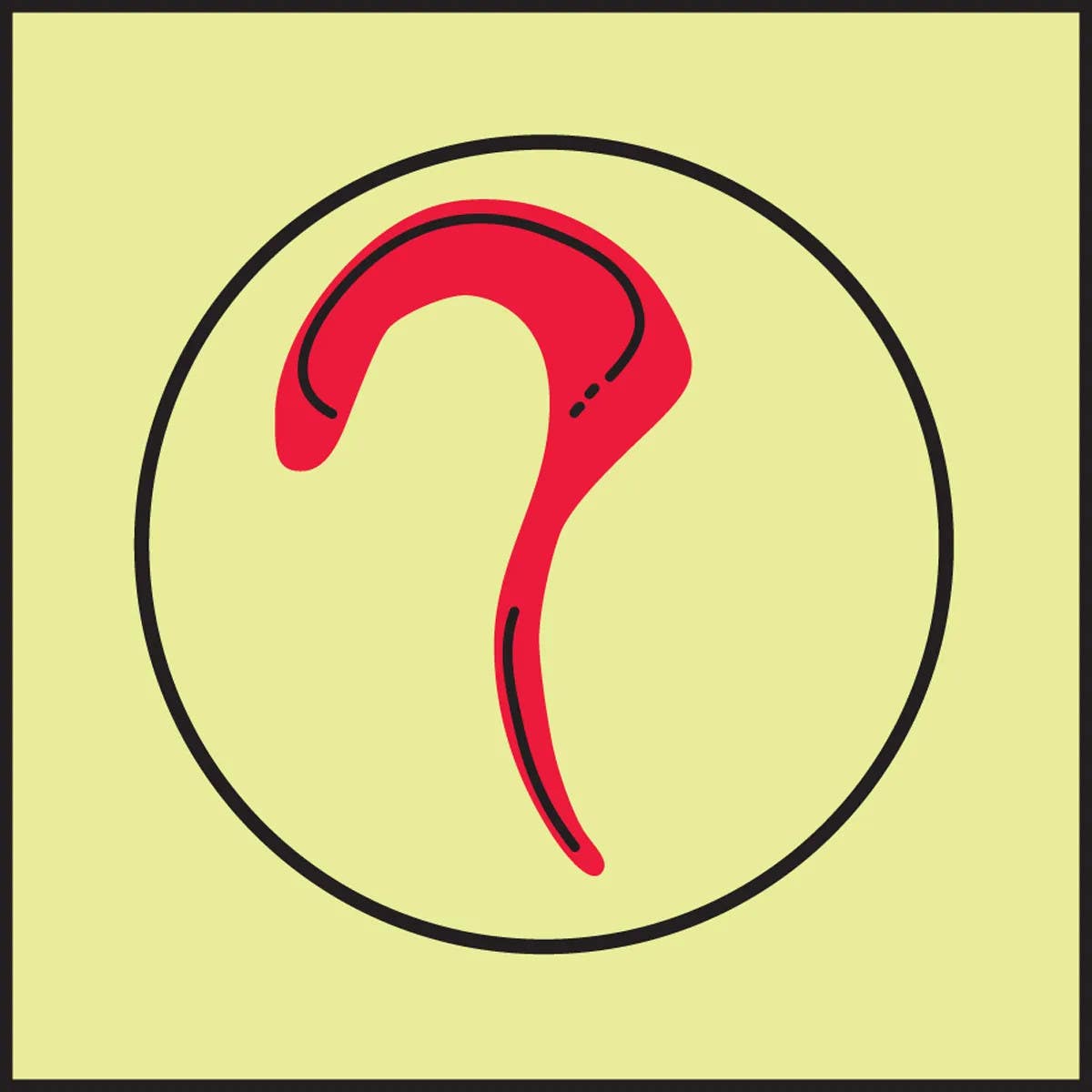 AccuformNMC MLMR921 IMO - Fire Control Equipment, 6" x 6"