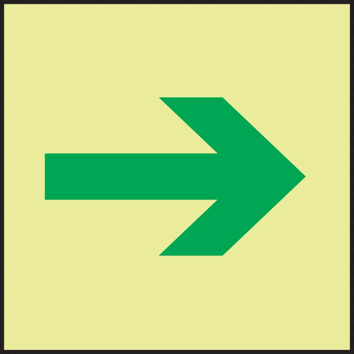 AccuformNMC MLMR993 IMO - Evacuation & First Aid, 6" x 6"