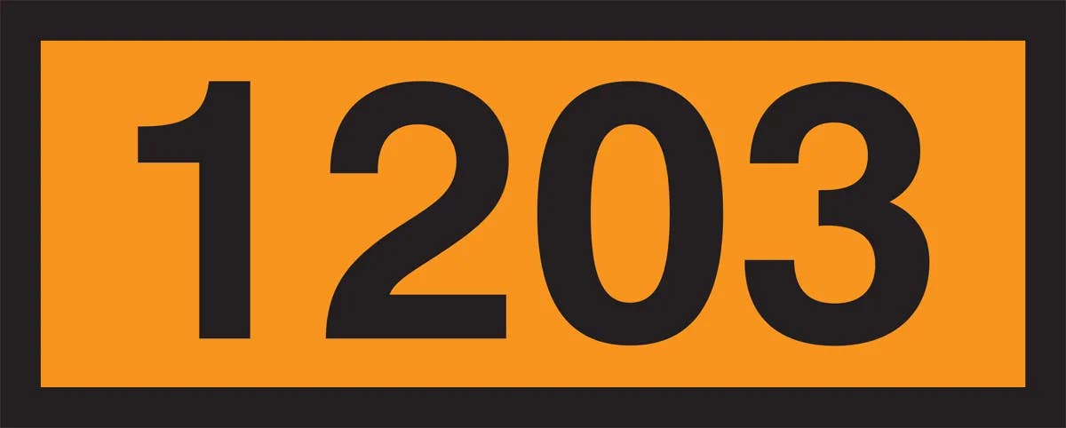 AccuformNMC MPR603 Orange 4-Digit Panel, 1203 (Gasoline), 6.3" H x 15.7" W, 10/Pk