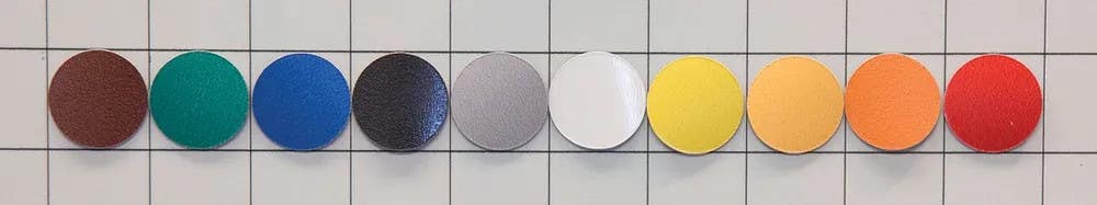 AccuformNMC MRB41 Magnetic Shapes, Circles, 10/Pk