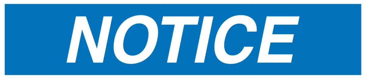 AccuformNMC MRHH82 ANSI Notice Header