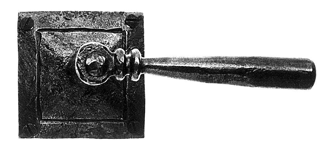 Acorn IULBI Iron Art Double Lever With Square Rose Complete Set
