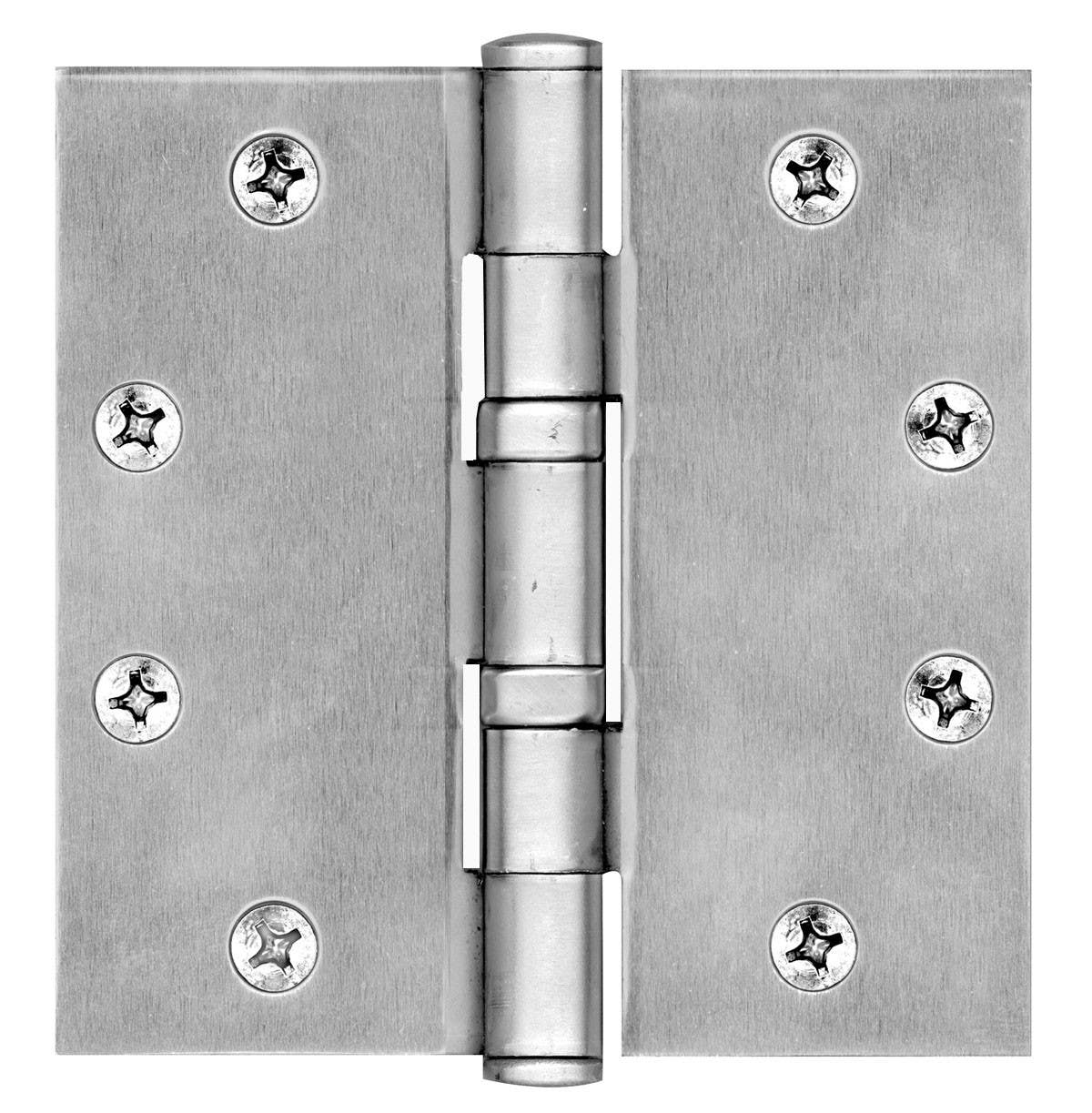 Acorn KJ6JP 4-1/2" X 4-1/2" Stainless Steel Bearing Butt Hinge