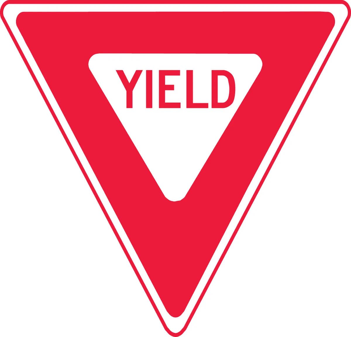 AccuformNMC MVHR47 Traffic Safety Sign, Yield
