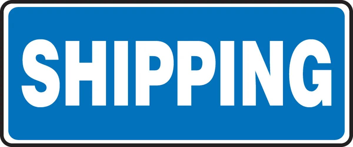 AccuformNMC MVHR590 Safety Sign, Shipping, 7" H x 17" W