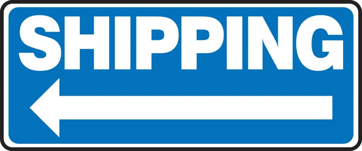 AccuformNMC MVHR59 Safety Sign, Shipping, 7" H x 17" W