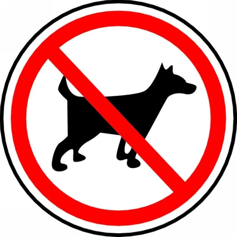 AccuformNMC MPCS5 CSA Pictogram Sign, No Pets (Graphic)
