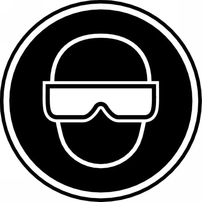 AccuformNMC MPCS5 CSA Pictograms Sign, Eye Protection Required (Graphic)