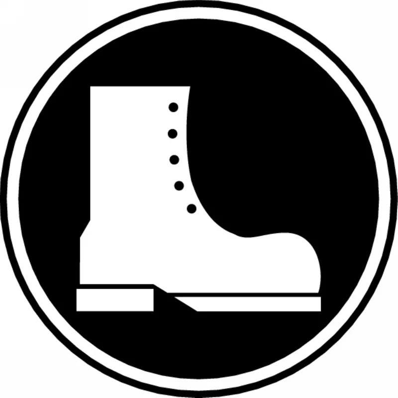 AccuformNMC MPCS5 CSA Pictograms Sign, Foot Protection Required (Graphic)