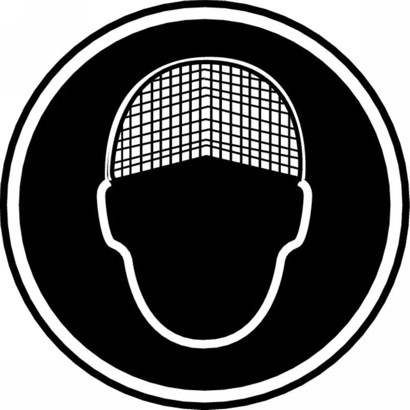 AccuformNMC MPCS5 CSA Pictograms Sign, Hair Protection Required (Graphic)