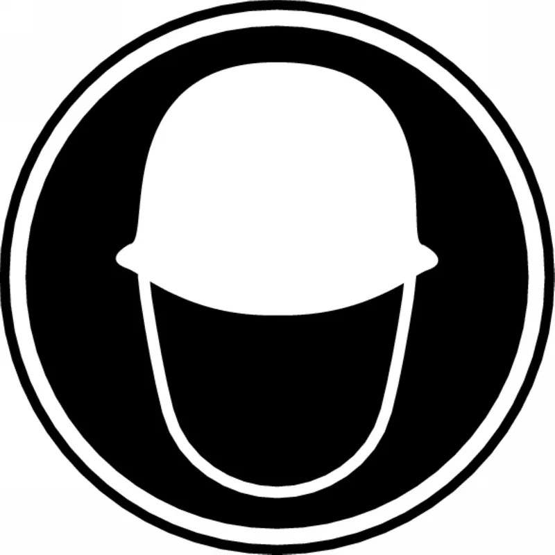 AccuformNMC MPCS5 CSA Pictograms Sign, Head Protection Required (Graphic)